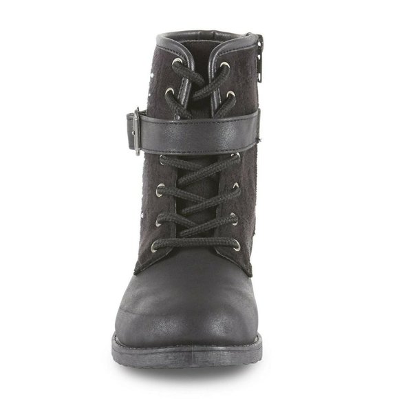 Little girl's Tabby faux suede leather boot size 3 - Picture 2 of 2